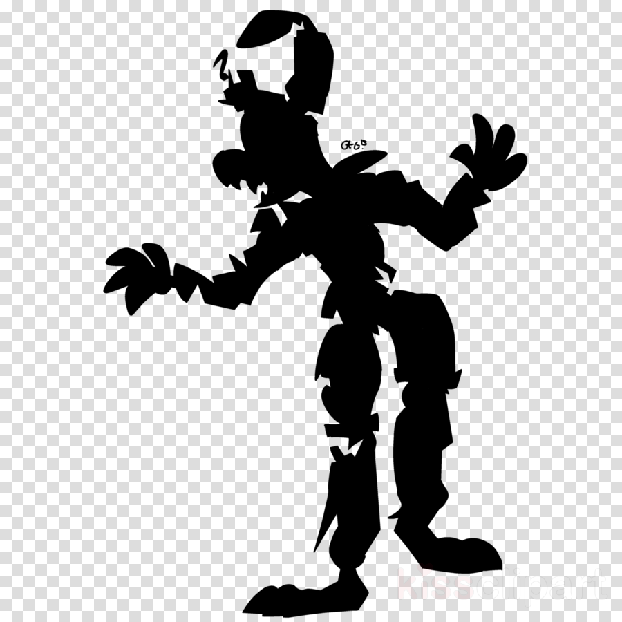 silhouette clipart Five Nights at Freddy\'s 3 Artist clipart.