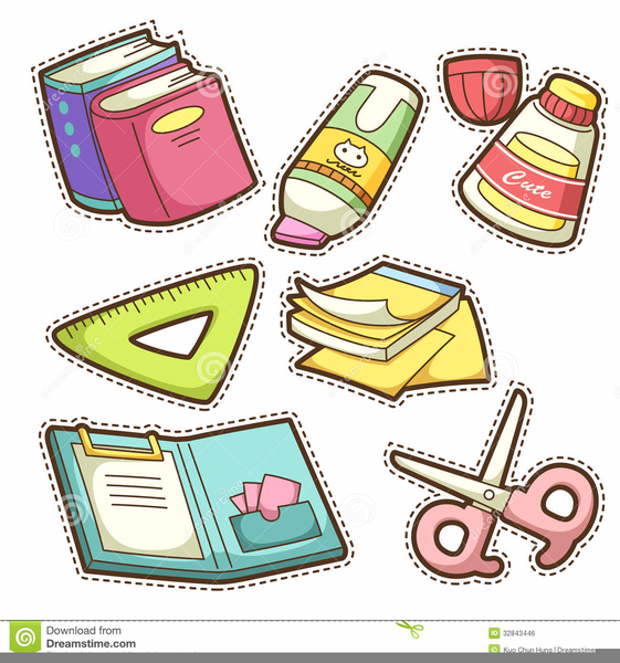 Craft Supplies Clipart.