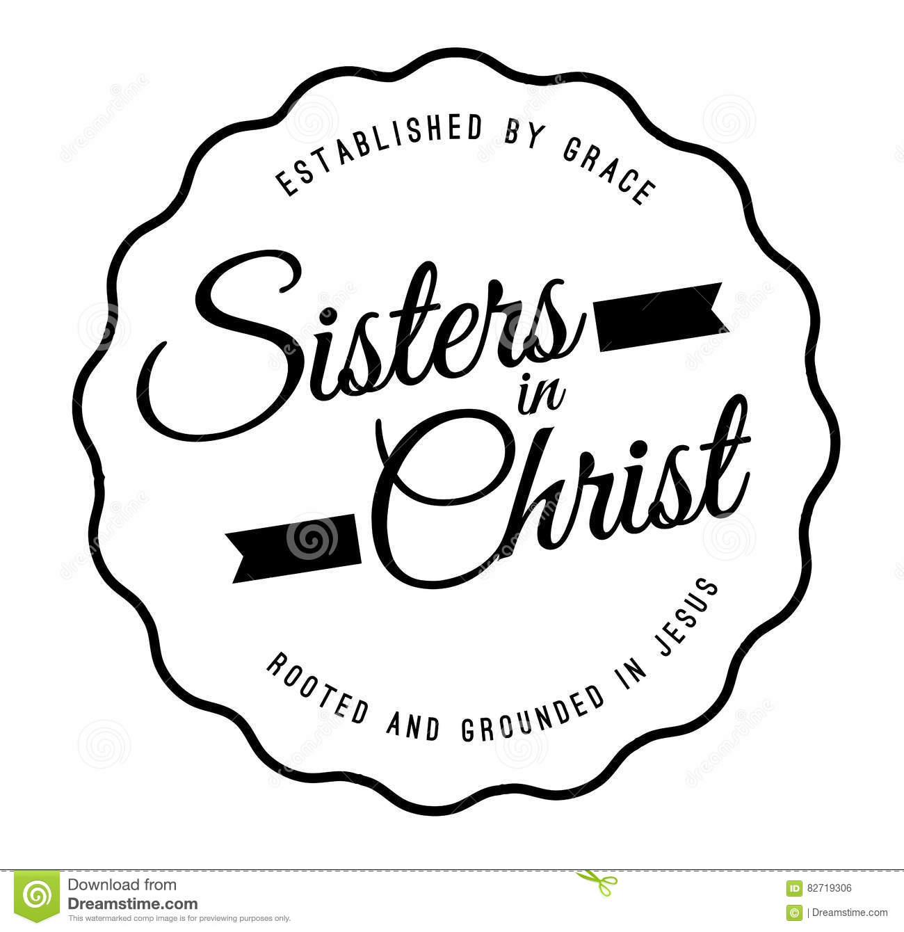 Sisters In Christ Clipart.