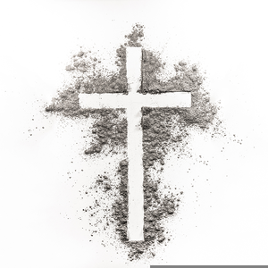 Ash Wednesday Cross Clipart.