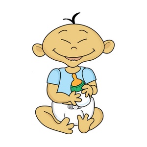 Asian Baby Clipart.