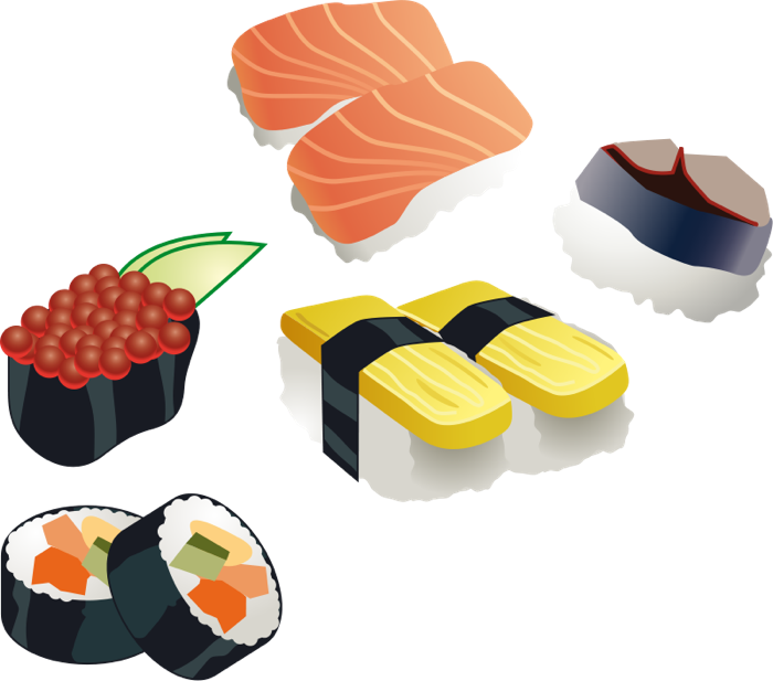 Asian Food Clipart.