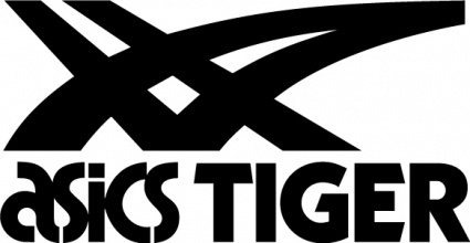 Asics Tiger logo Clipart Graphic.