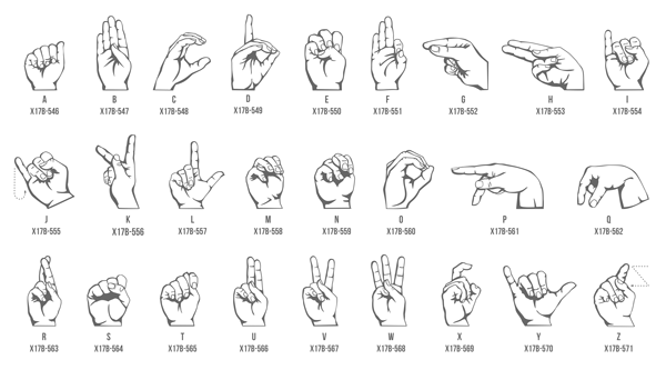 Sign Language Clipart.