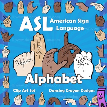 Clip Art American Sign Language.
