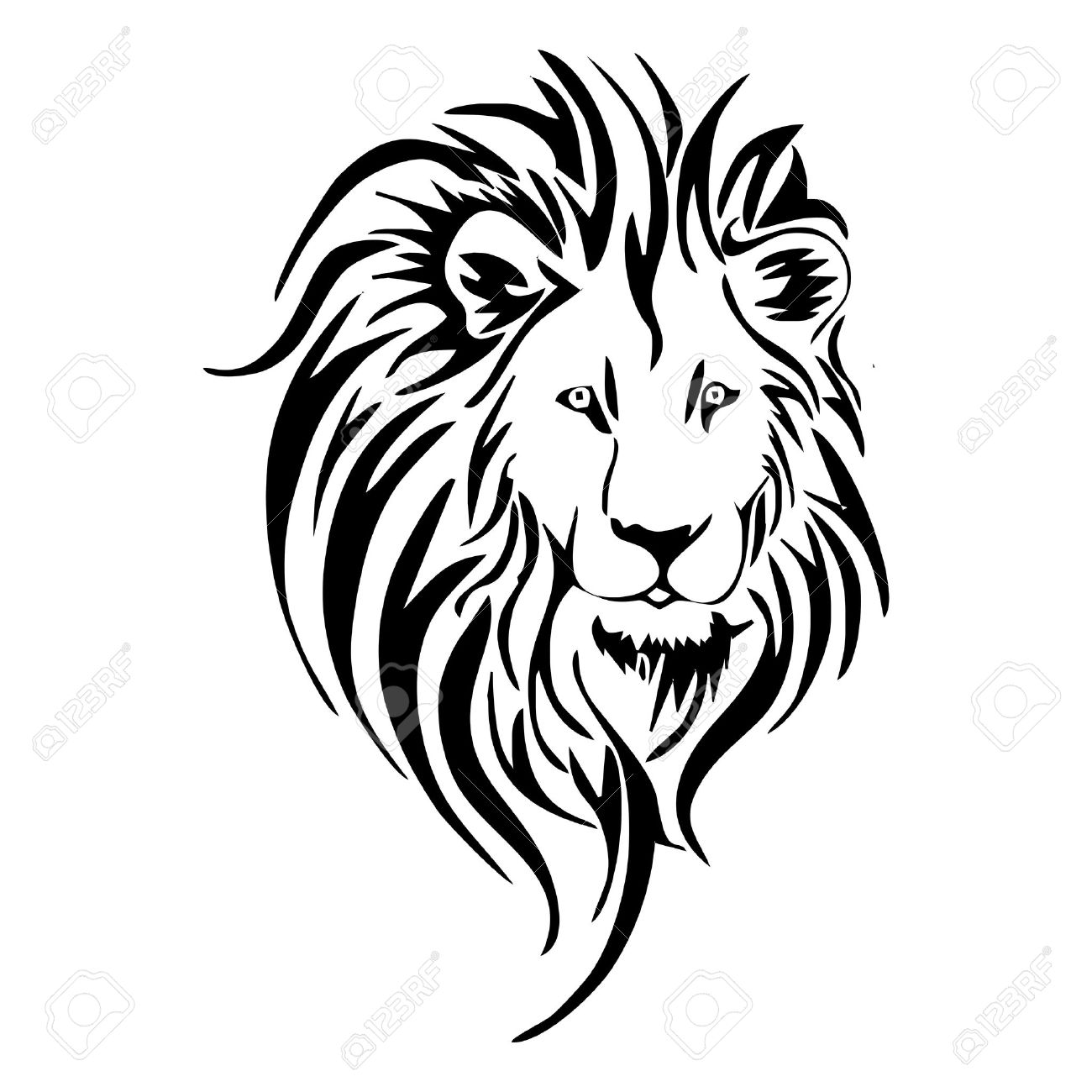 lion head clipart for kids black and white 20 free Cliparts | Download