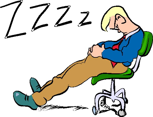 Sleeping Clipart.