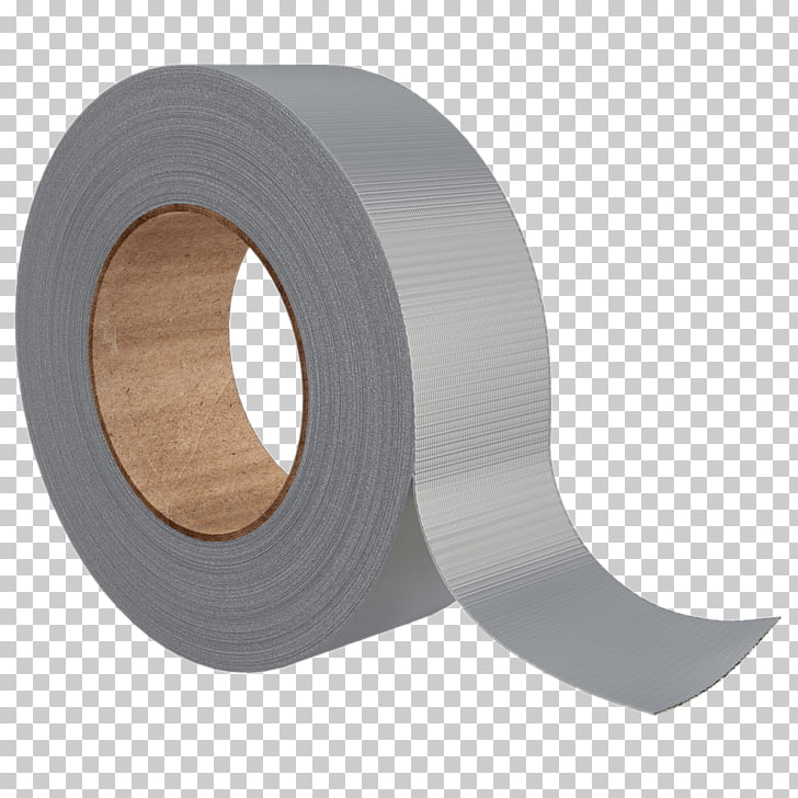 Grey Duct Tape, white adhesive tape PNG clipart.