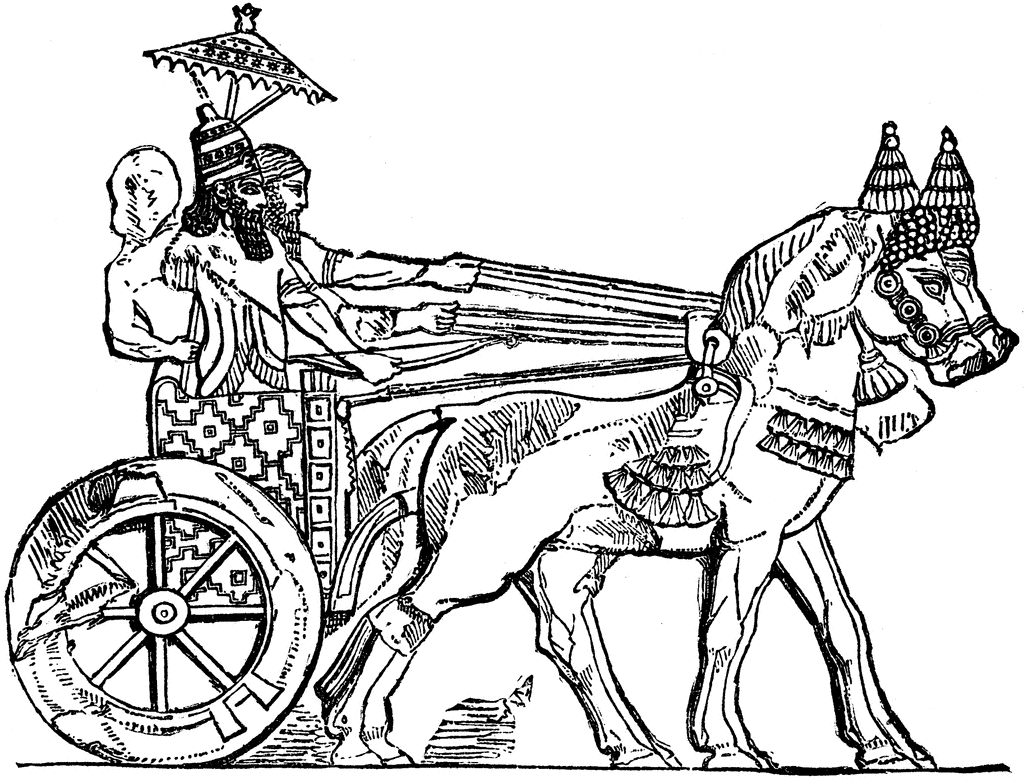 Assyrian War Chariot.