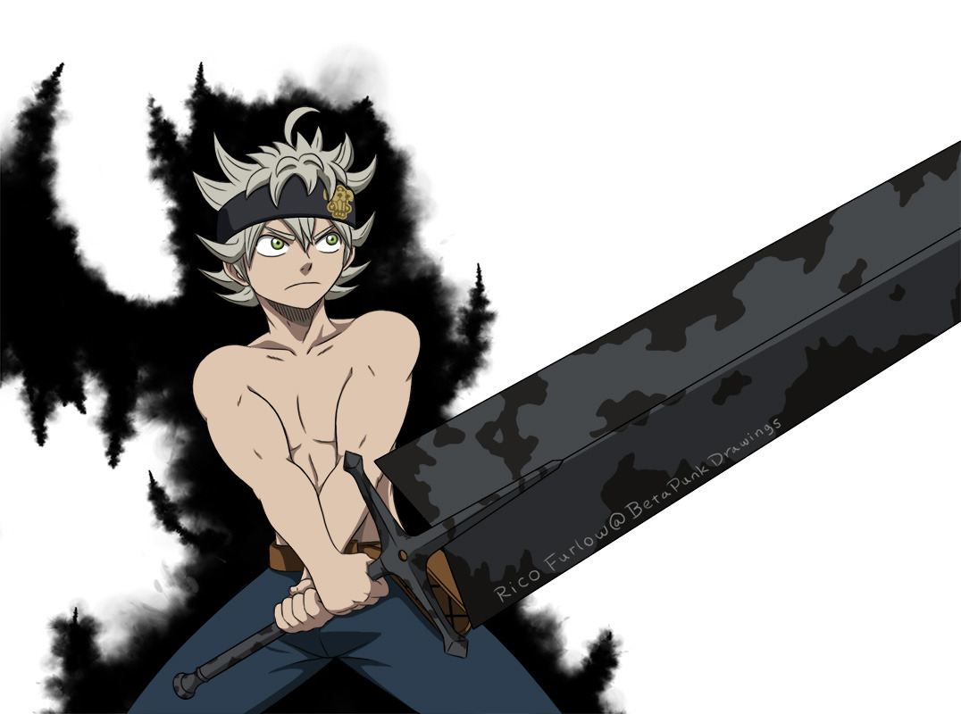 Rico's Stuff — Asta from Black Clover The full size png is.