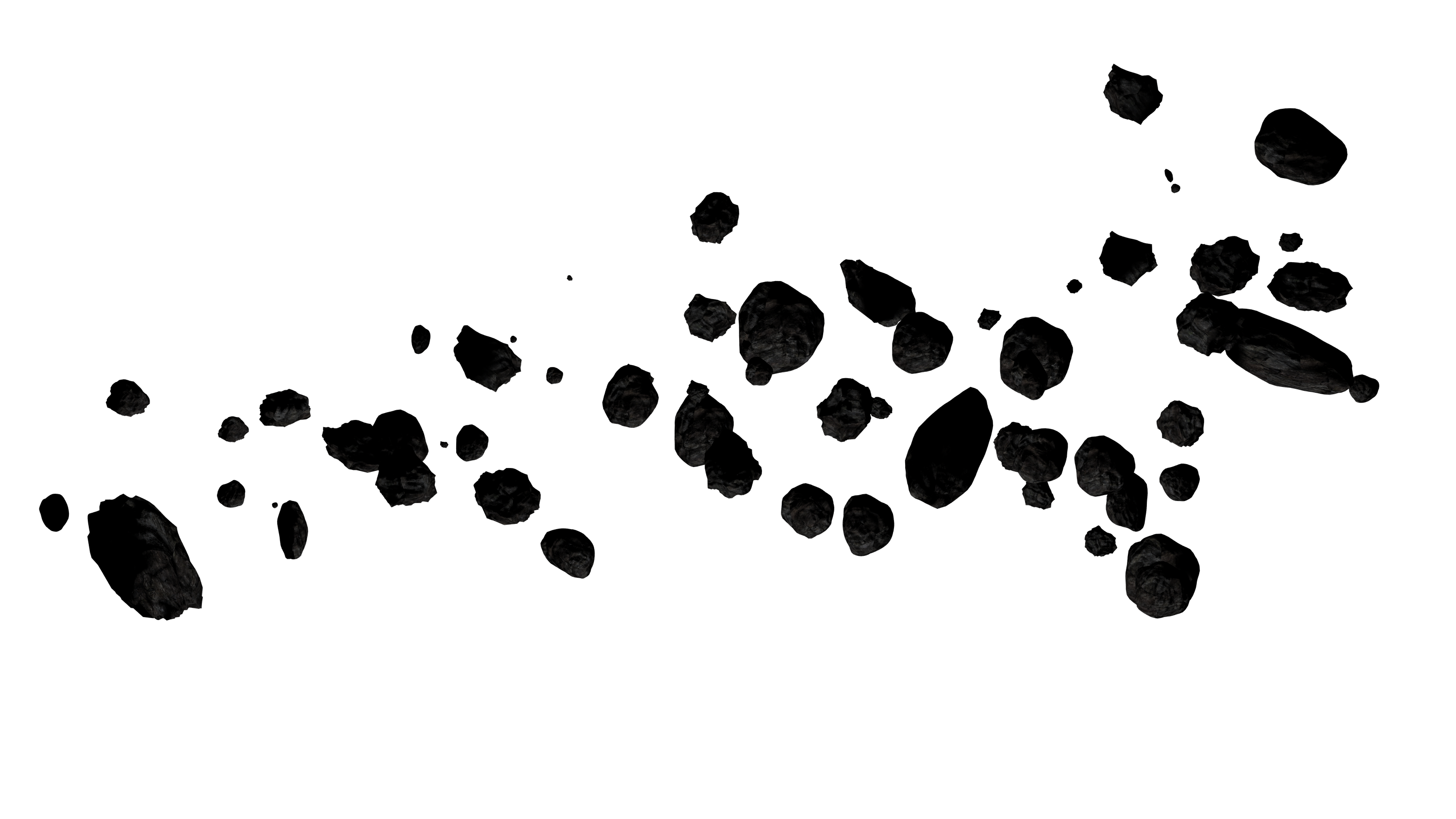 Asteroids Clipart.