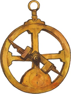 Astrolabe: Explorer Clip Art.