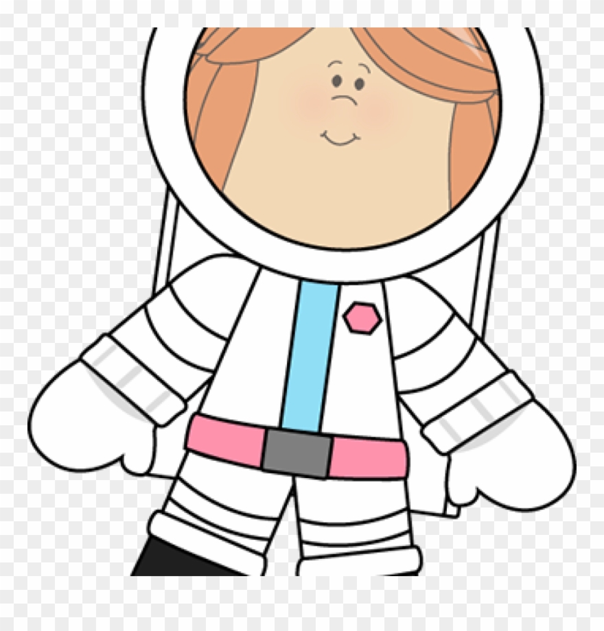 Astronaut Clipart Little Girl Astronaut Illustrations.