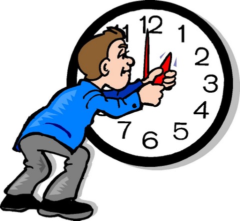 On time clip art.