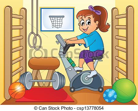 3069 Gym free clipart.
