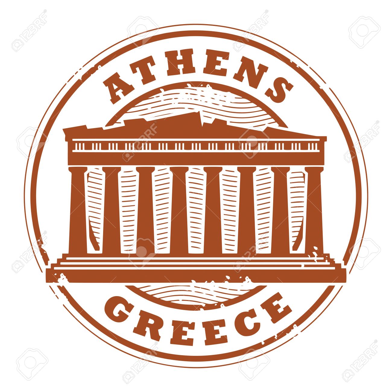 Athens Greece Clipart.