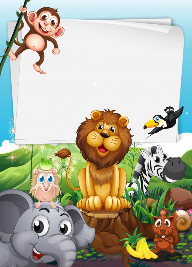 Athetic Zoo Animal Border Clipart 10 Free Cliparts | Download Images On