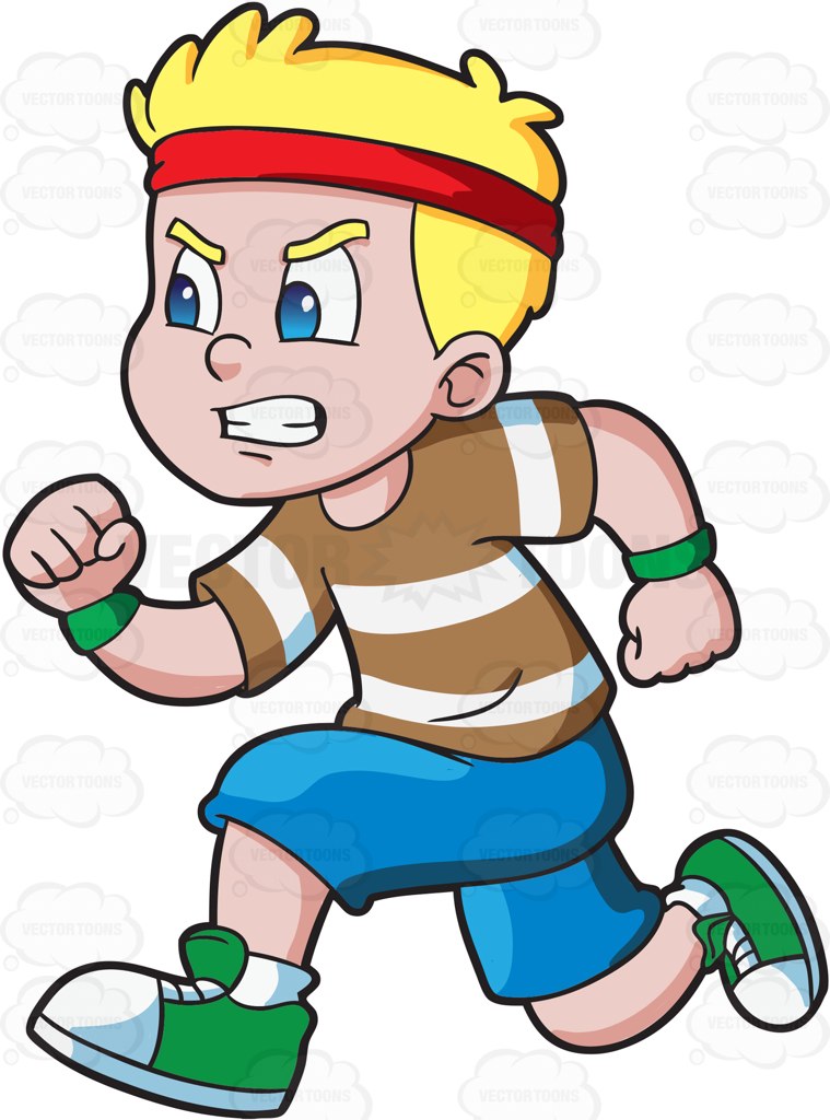 Animated Athlete Clipart.