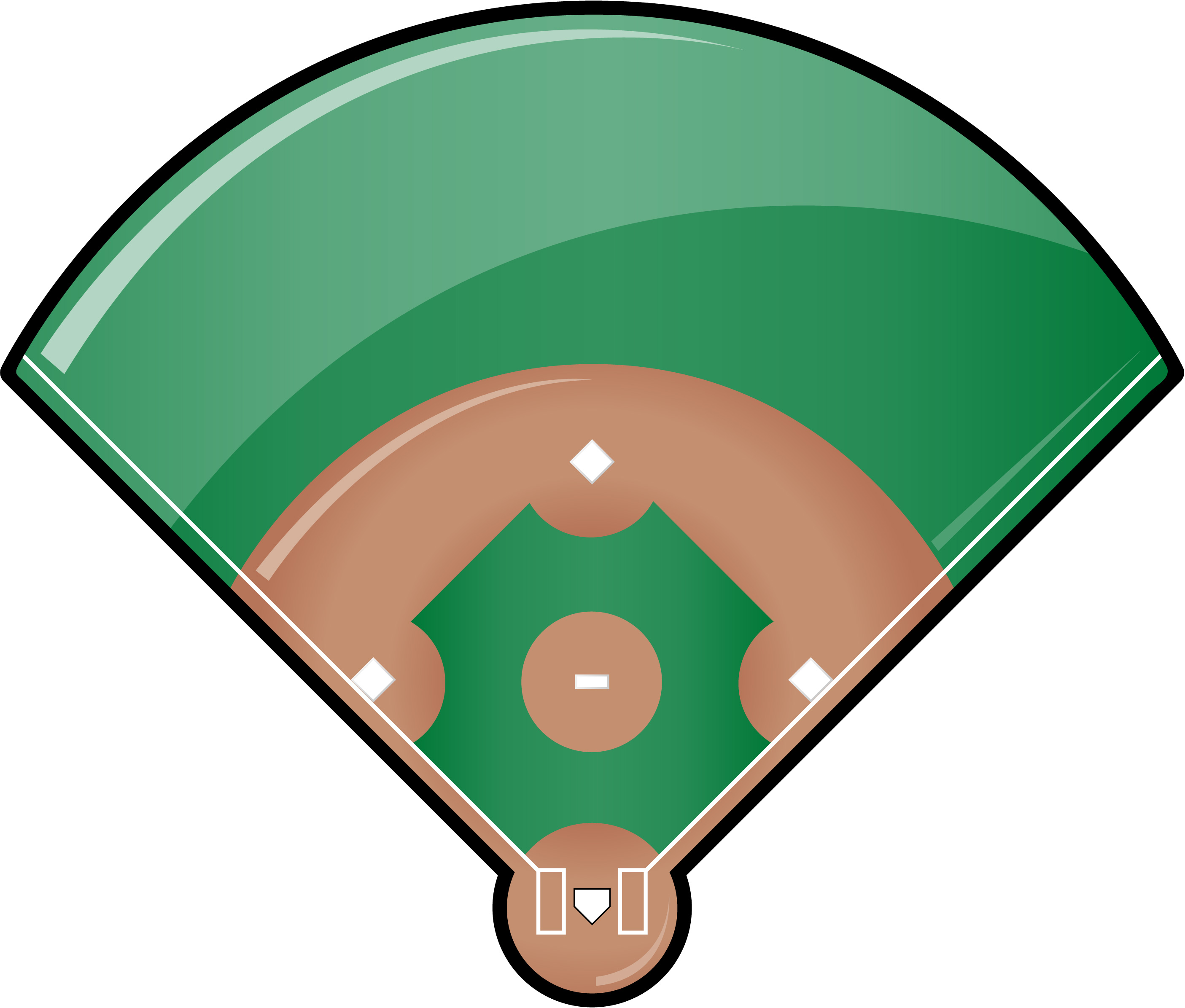 Baseball Diamond Diagram.