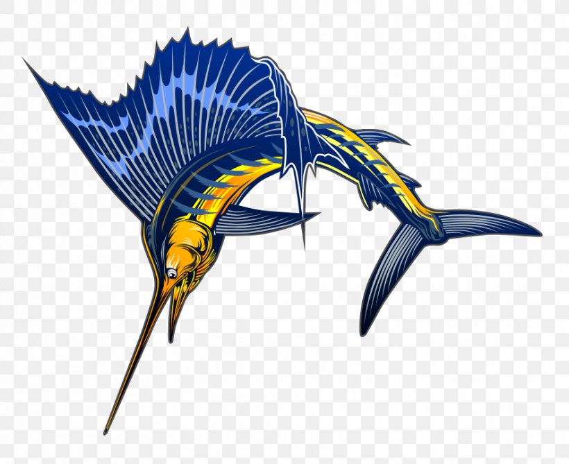 Sailfish Atlantic Blue Marlin Clip Art, PNG, 886x723px.