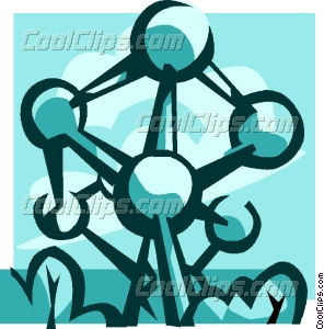 Atomium Vector Clip art.