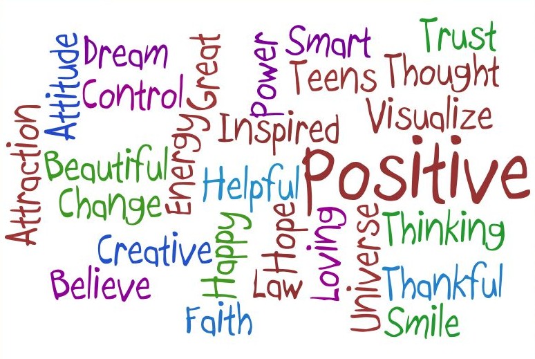 Think Good Thoughts Clipart.