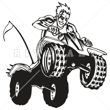 Atv with flames clipart clipart images gallery for free.