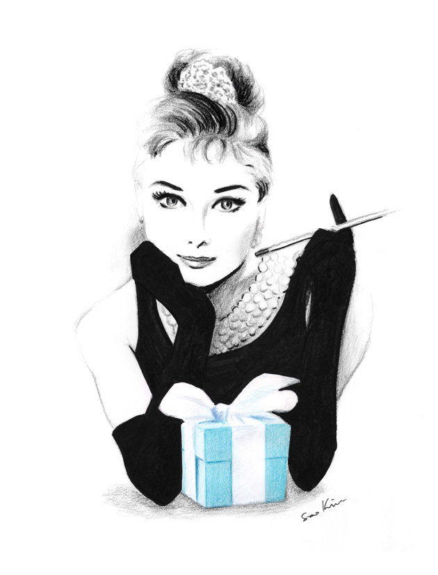 Audrey Hepburn Clip Art