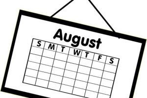 August calendar clipart 6 » Clipart Station.