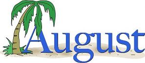 Free August Clipart.