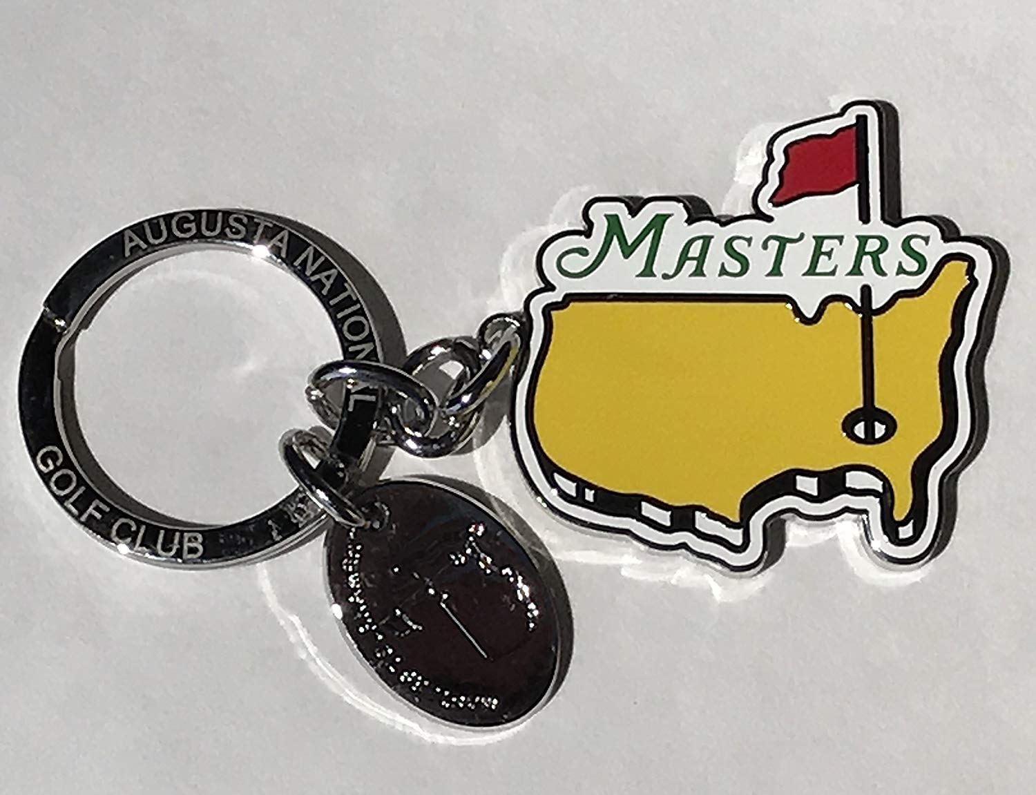 Amazon.com: 2019 Masters keychain chrome map logo augusta.