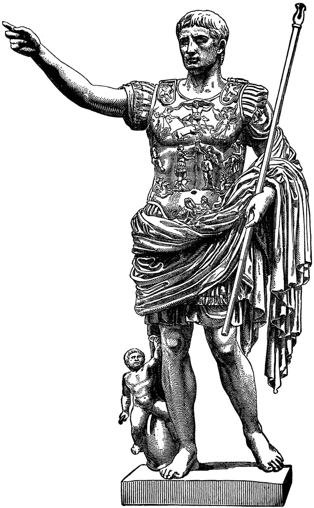 Sculpture of Augustus.