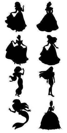 Princesses Silhouettes.