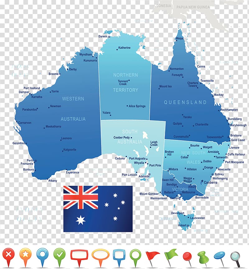 Perth United States Map Flag of Australia, Map of the.