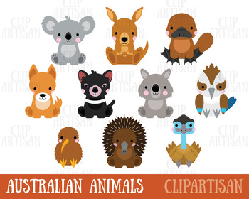 Australian Animals Clipart Worksheets & Teaching Resources.