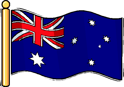 Australia flag clip art.