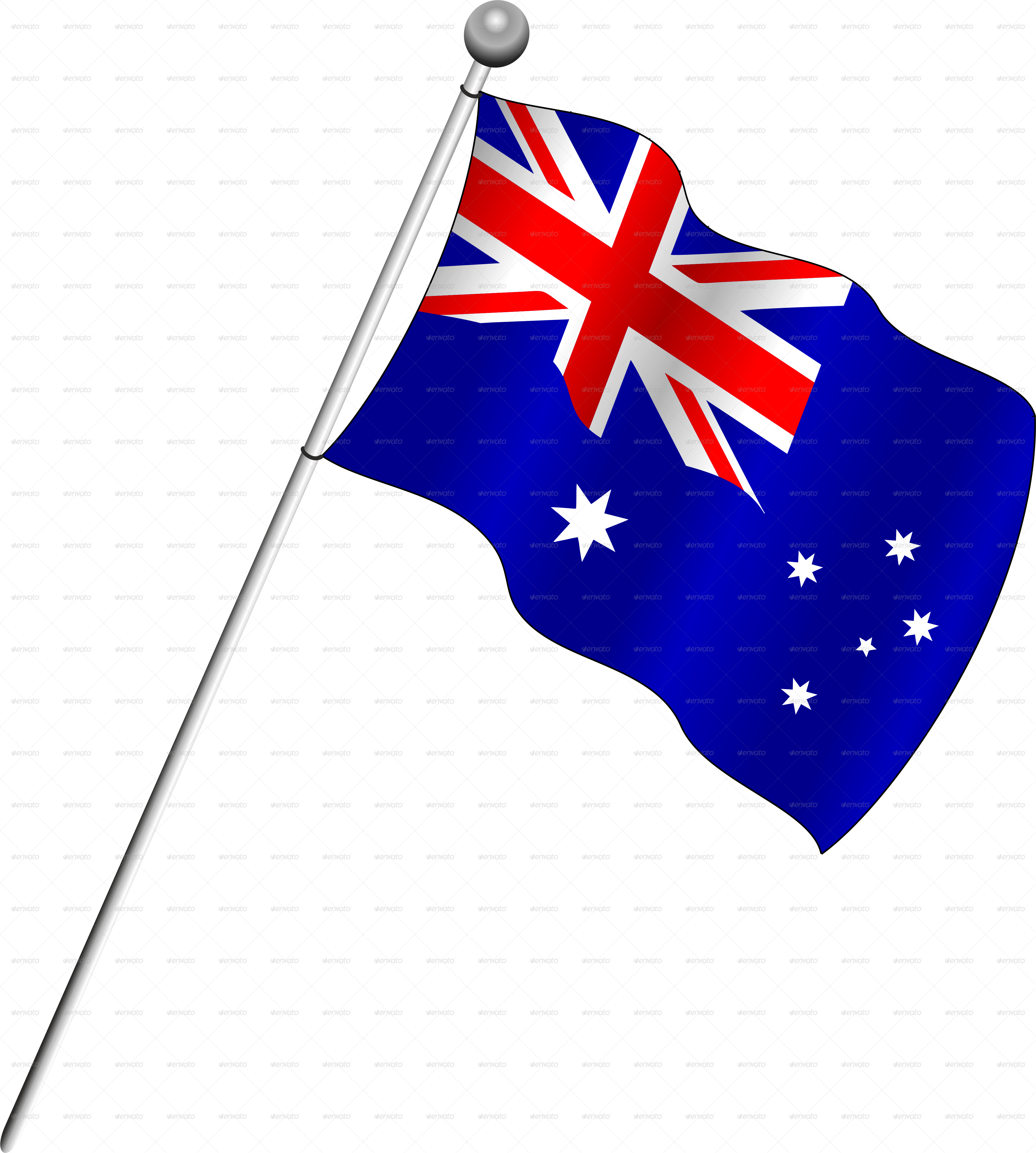 Flag of Australia Clip art.