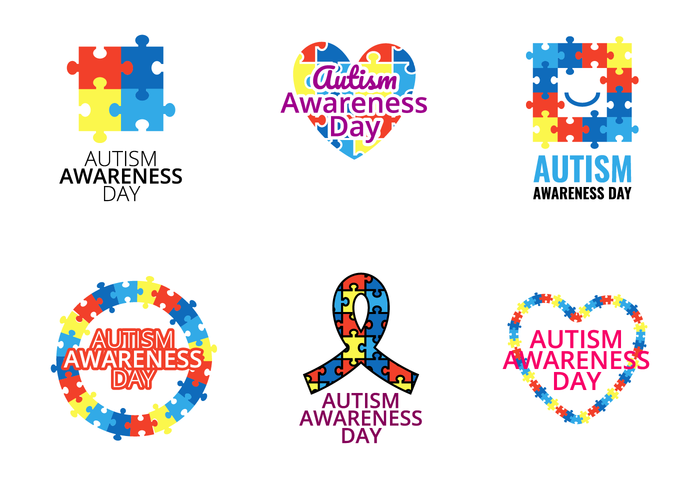 Autism Awareness Day Vector.