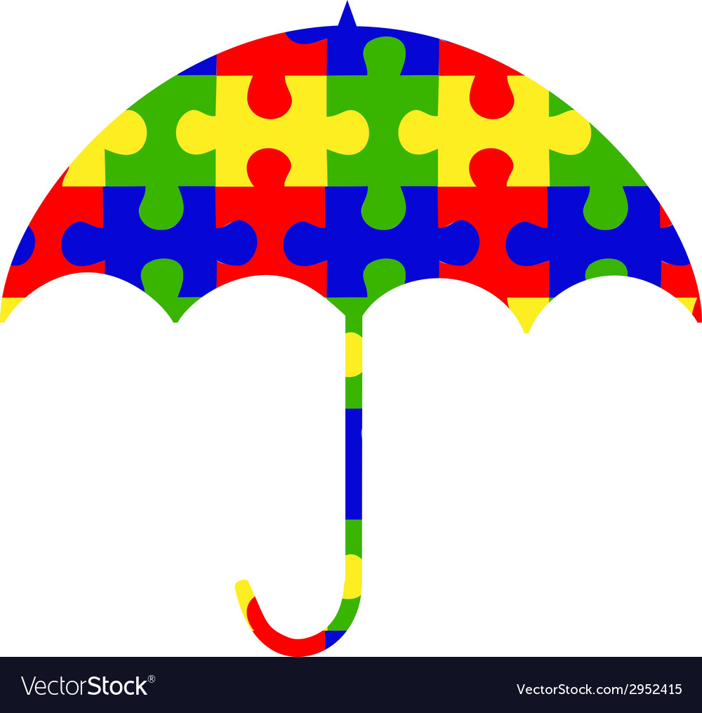 Autism umbrella clip.