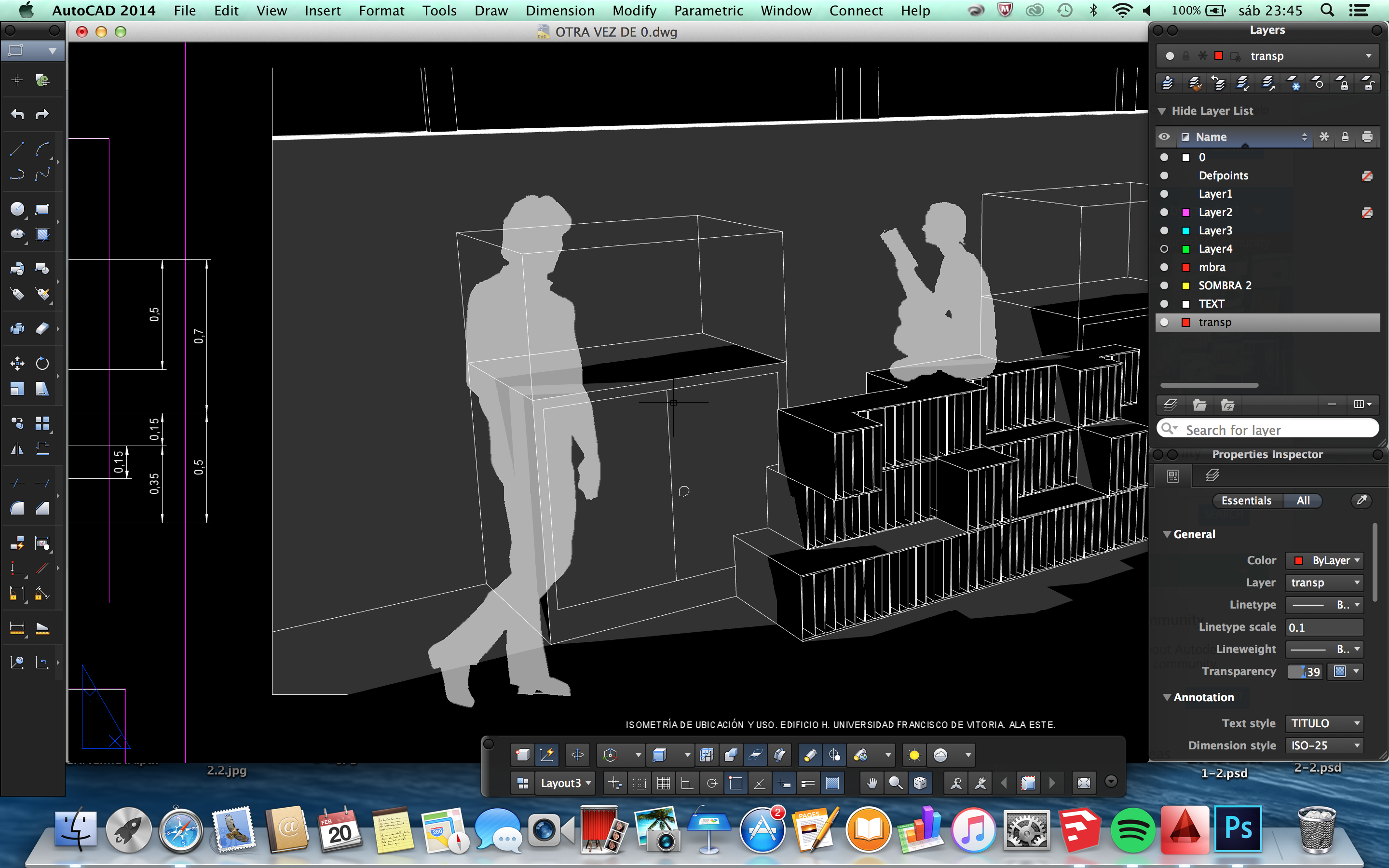 Problem with transparency auto cad mac.