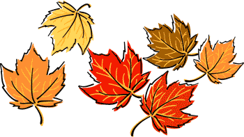 Fall Leaves Border Clipart.