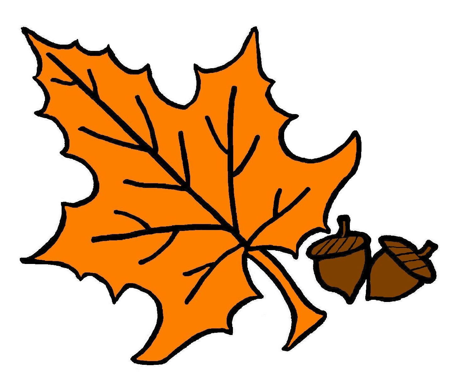 Free clipart of fall leaves.