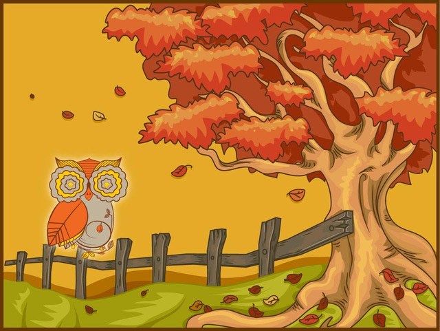 Autumn Scene Clipart.