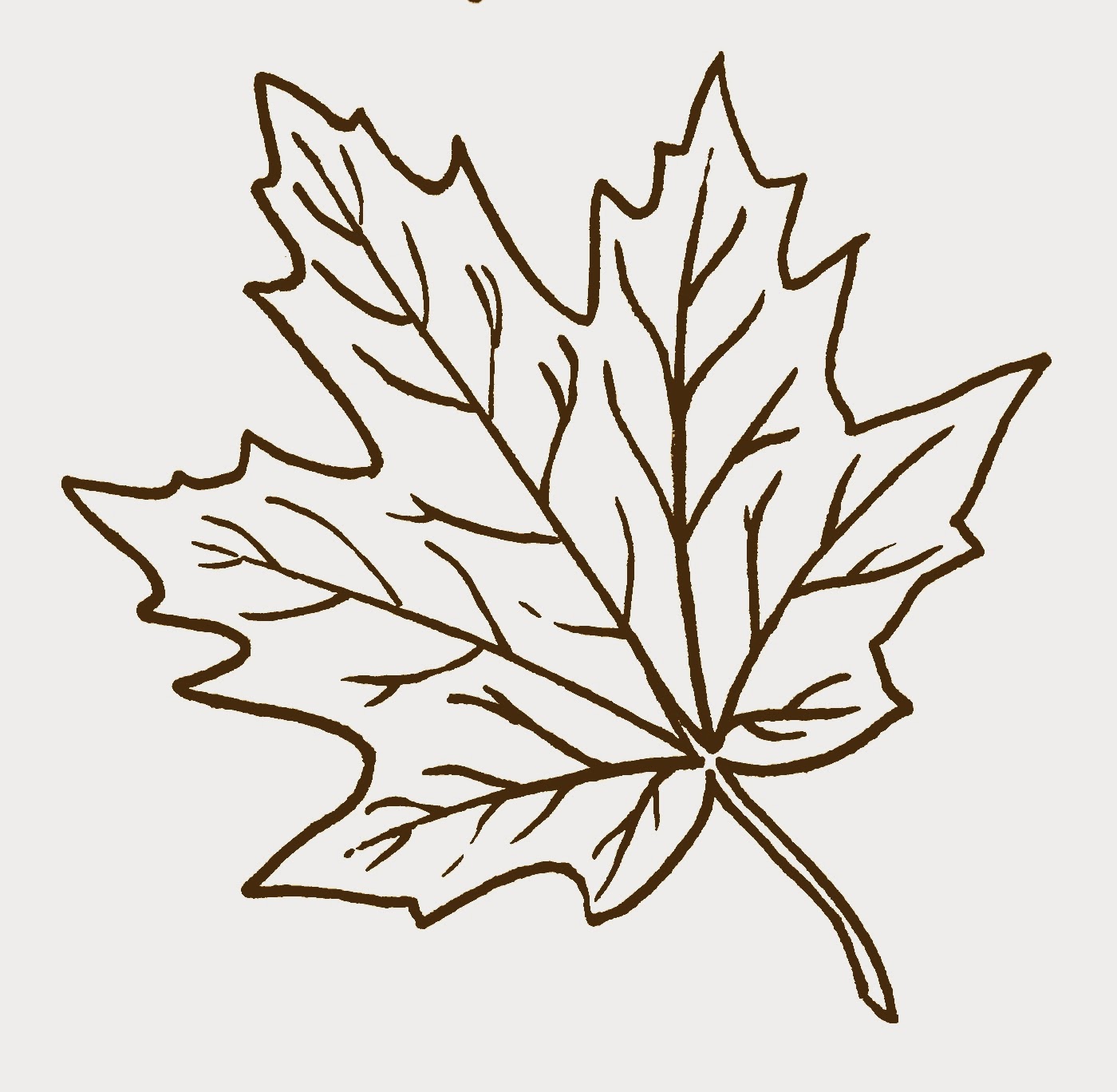 Fall leaves clip art black and white 2.