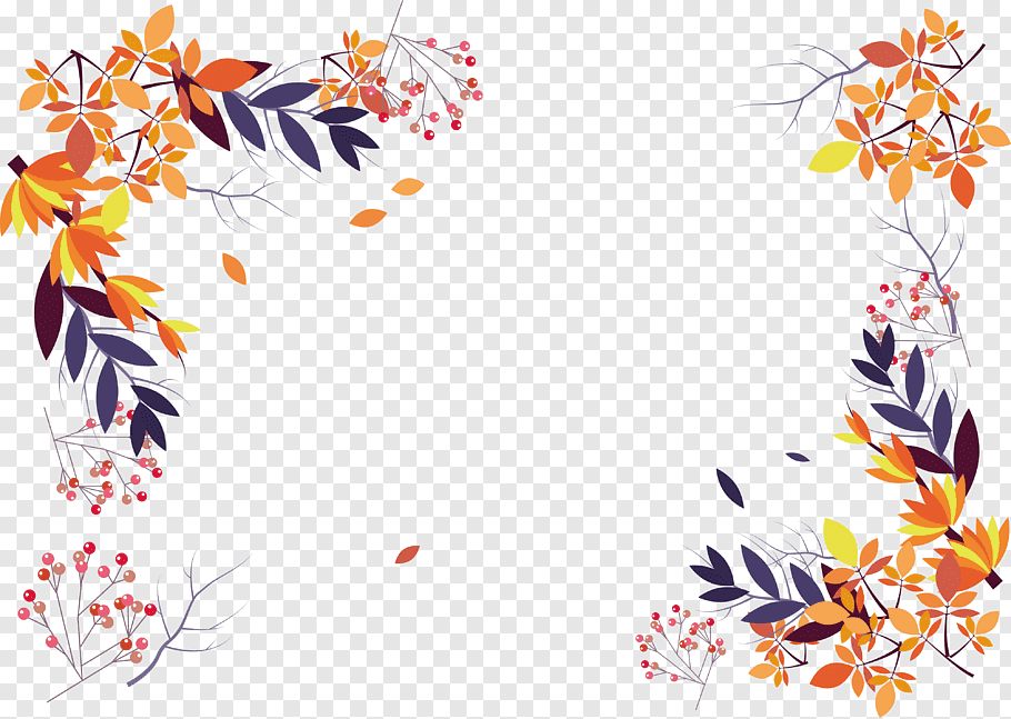 Orange and purple leafed plant, Autumn Icon, Romantic autumn.