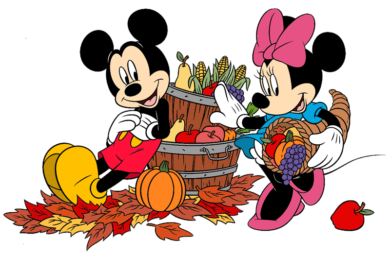 Mickey Mouse Fall Clip Art.