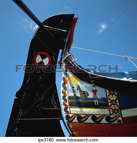 Stock Photography of 11 Portugal Aveiro Lagoon Rudder Of A.
