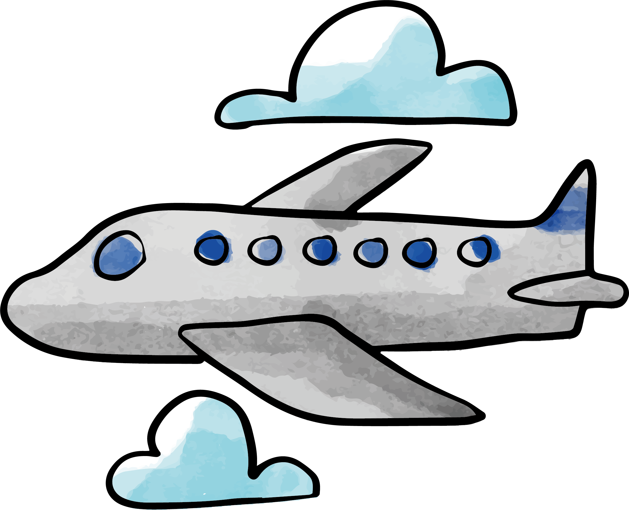 Clip Art Plane Vector Transprent Png.