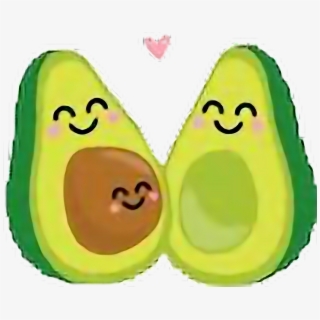 cute #couple #avocado #avocados #sweet #art #pixelart.