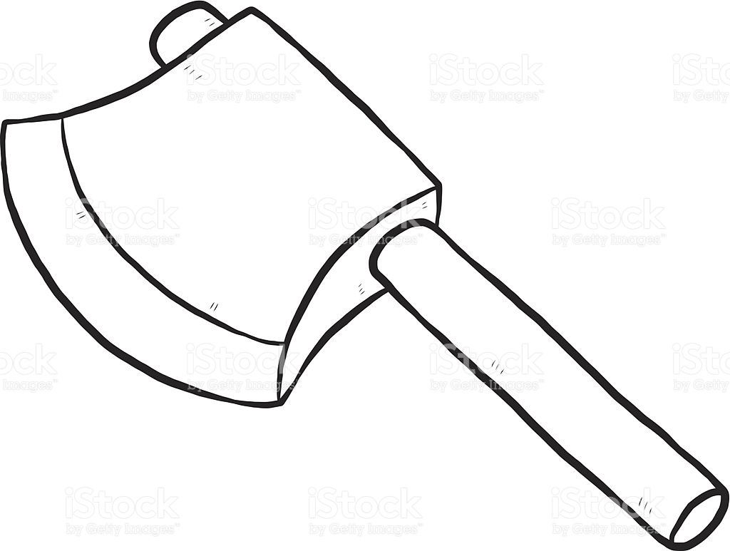 Axe Clipart Black And White.